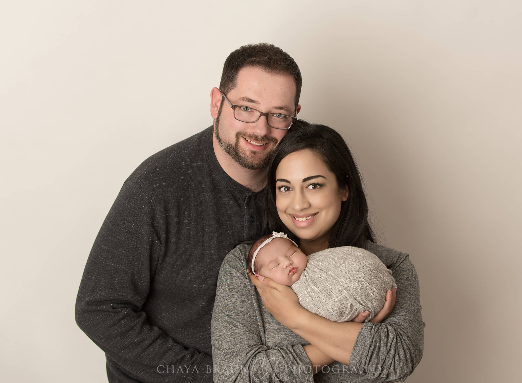 newborn baby and parents in Maryland